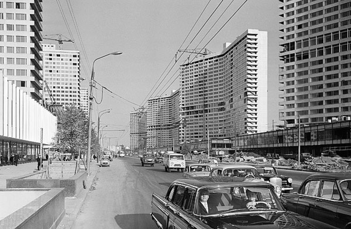Проспект Калинина Москва 1967